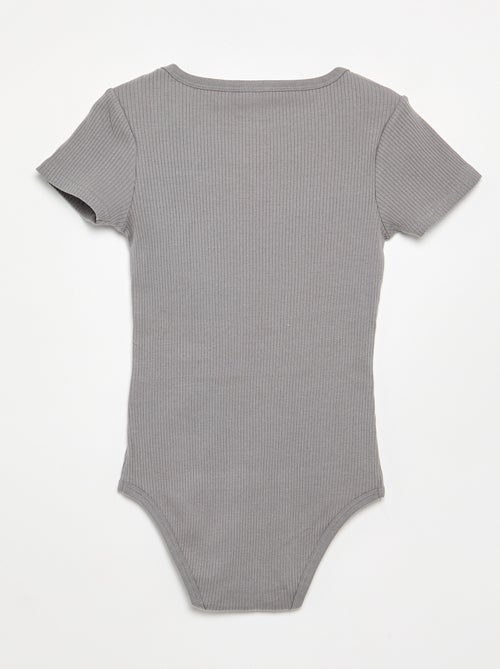 Pack de 3 bodies de canalé - colección fácil de poner - Kiabi