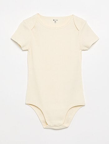 Pack de 3 bodies de canalé - colección fácil de poner