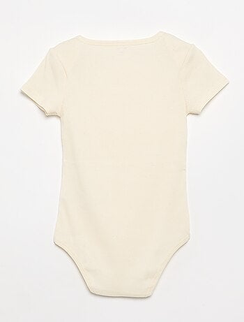 Pack de 3 bodies de canalé - colección fácil de poner