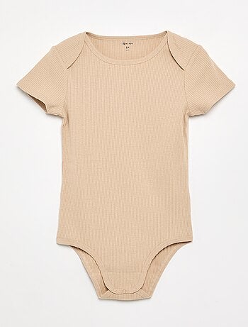 Pack de 3 bodies de canalé - colección fácil de poner