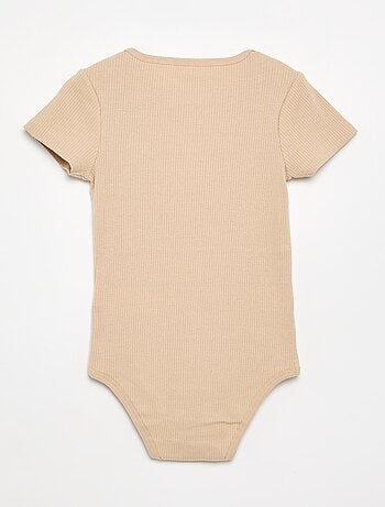 Pack de 3 bodies de canalé - colección fácil de poner