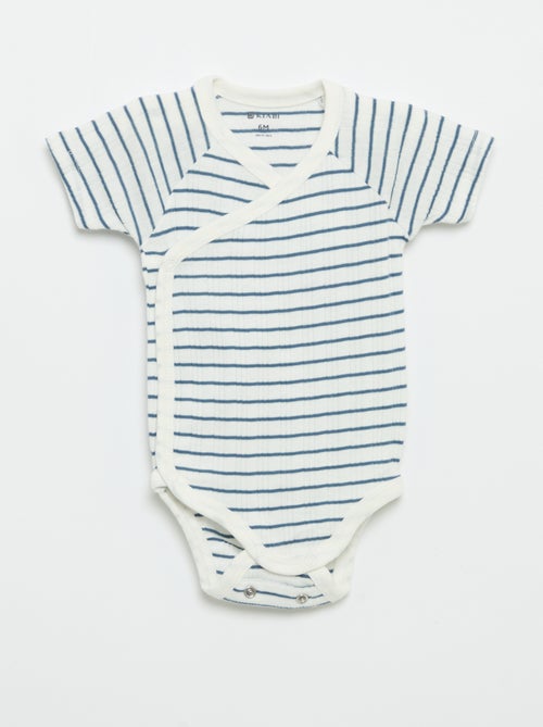 Pack de 3 bodies de canalé - Kiabi Pack de 3 bodies de canalé - Kiabi