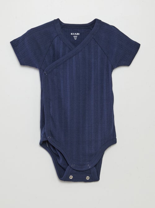 Pack de 3 bodies de canalé - Kiabi