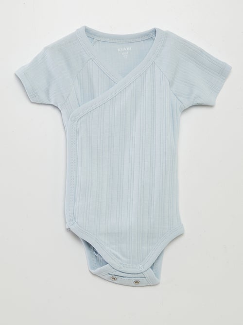 Pack de 3 bodies de canalé - Kiabi