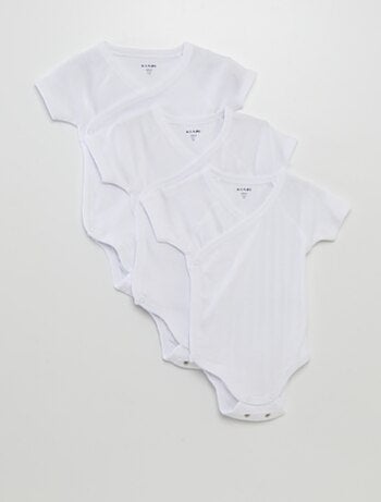 Pack de 3 bodies de canalé