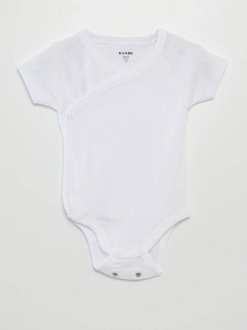 Pack de 3 bodies de canalé - Kiabi