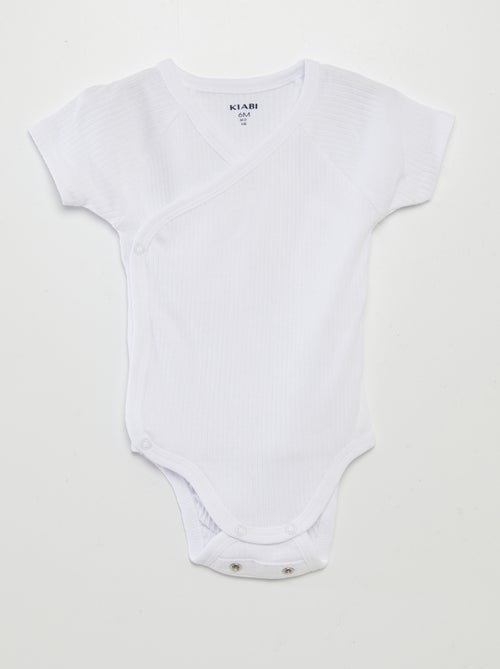 Pack de 3 bodies de canalé - Kiabi