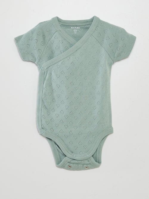 Pack de 3 bodies de canalé - Kiabi