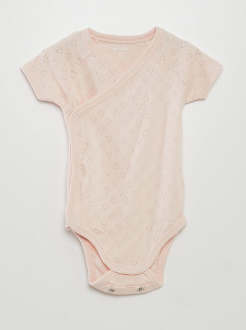 Pack de 3 bodies de canalé - Kiabi