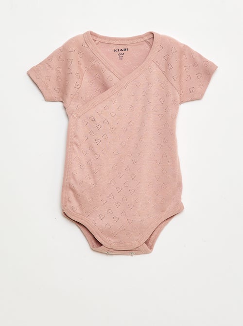 Pack de 3 bodies de canalé - Kiabi