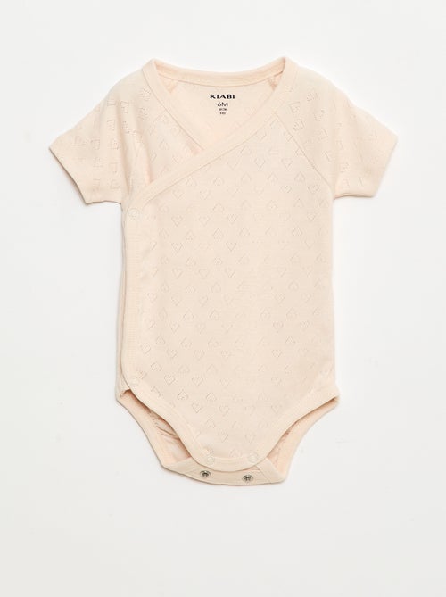 Pack de 3 bodies de canalé - Kiabi