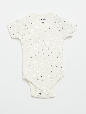 Pack de 3 bodies de canalé