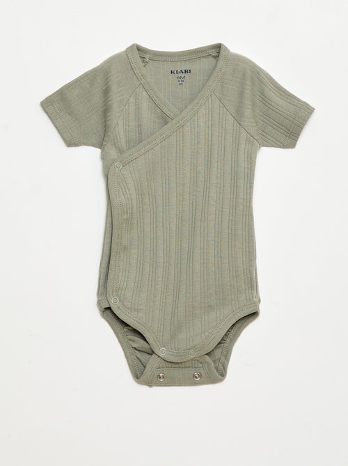 Pack de 3 bodies de canalé - Kiabi