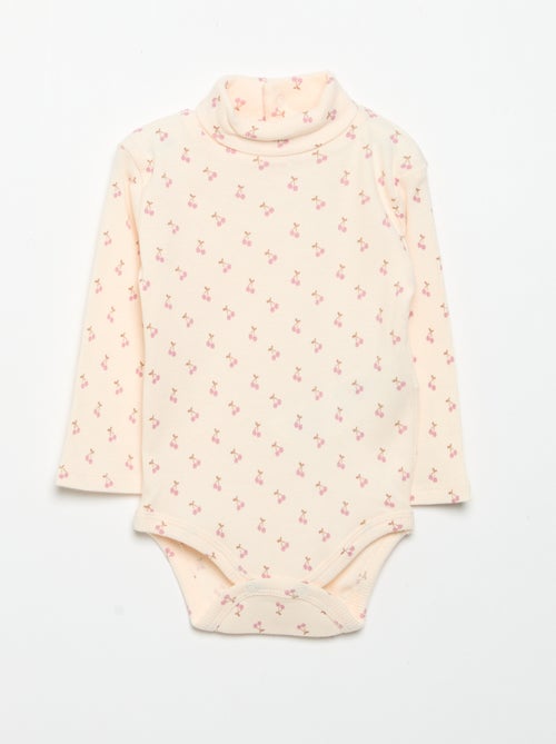 Pack de 3 bodies de cuello alto - Kiabi Pack de 3 bodies de cuello alto - Kiabi