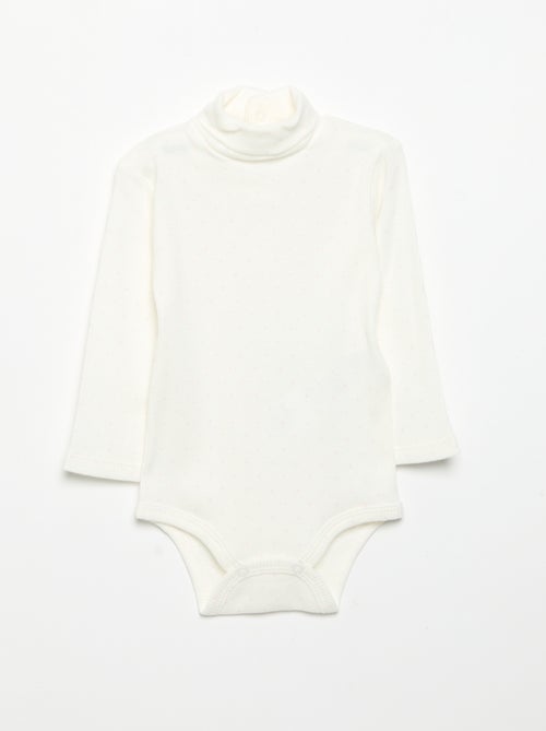 Pack de 3 bodies de cuello alto - Kiabi Pack de 3 bodies de cuello alto - Kiabi