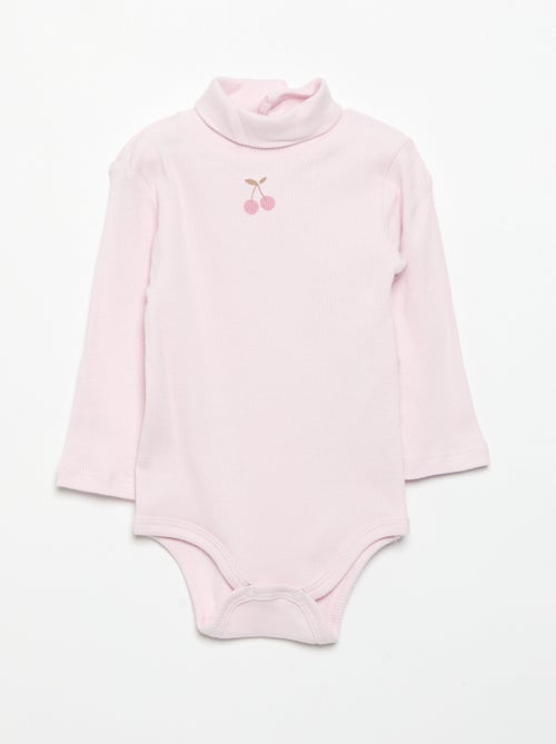 Pack de 3 bodies de cuello alto - Kiabi Pack de 3 bodies de cuello alto - Kiabi