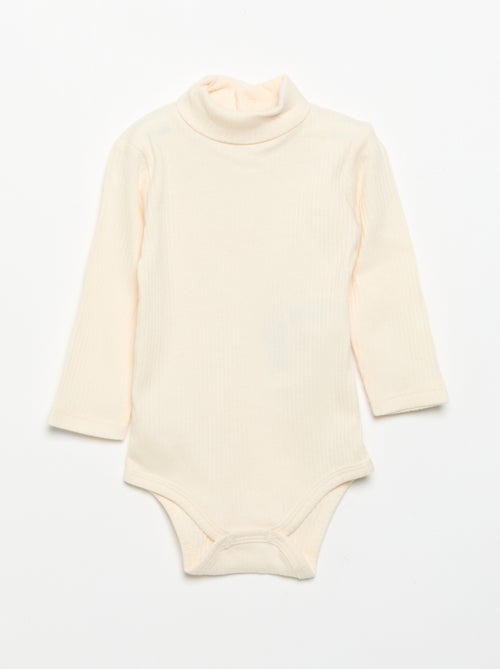 Pack de 3 bodies de cuello vuelto - Kiabi Pack de 3 bodies de cuello vuelto - Kiabi
