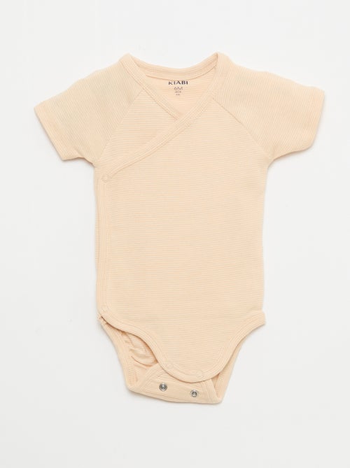 Pack de 3 bodies de manga corta - Kiabi