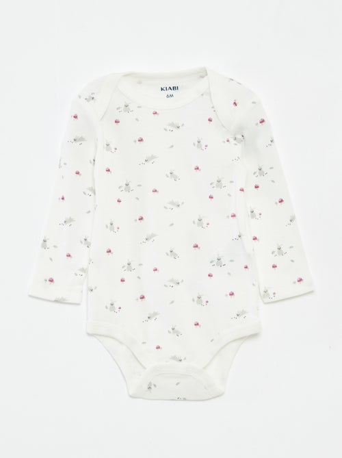 Pack de 3 bodies de manga larga - Kiabi