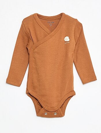 Pack de 3 bodies de manga larga con abertura a presión