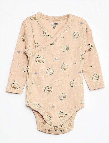 Pack de 3 bodies de manga larga con abertura a presión