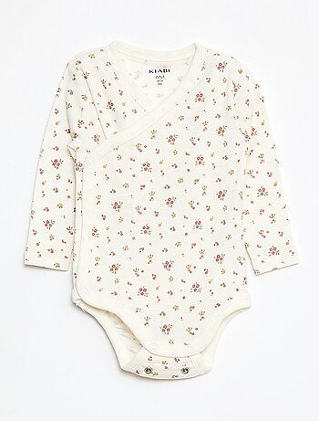 Pack de 3 bodies de manga larga con abertura a presión