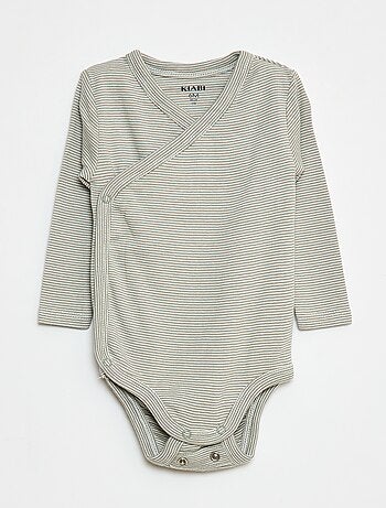 Pack de 3 bodies de manga larga con abertura a presión