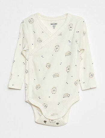 Pack de 3 bodies de manga larga con abertura a presión