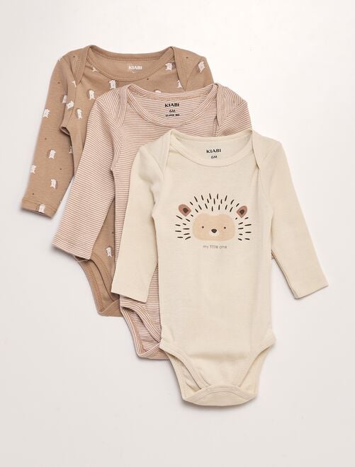 Bodies para bebe marron Kiabi