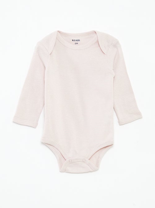 Pack de 3 bodies de manga larga - Kiabi