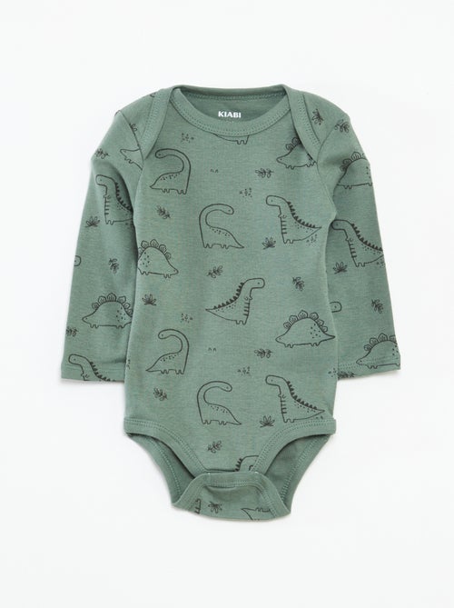 Pack de 3 bodies de manga larga - Kiabi