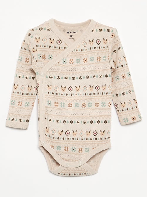 Pack de 3 bodies de Navidad - Kiabi