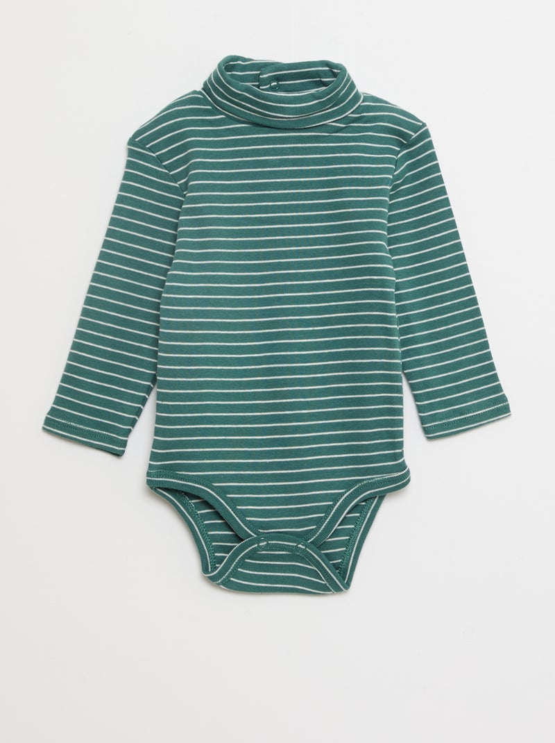Pack de 3 bodies duraderos Verde - Kiabi