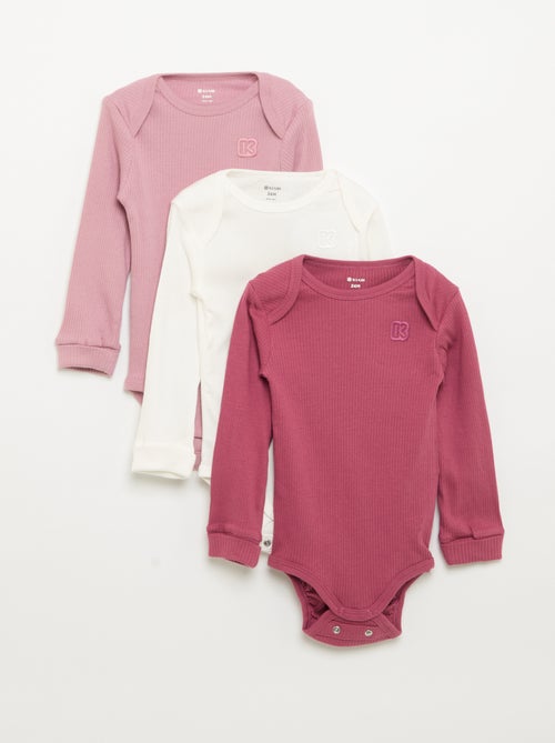 Pack de 3 bodies evolutivos - Kiabi - Kiabi