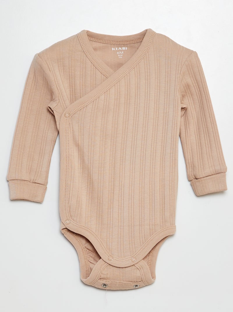 Pack de 3 bodies evolutivos AZUL - Kiabi