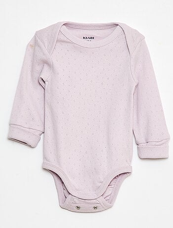 Pack de 3 bodies evolutivos cuello americano y manga larga