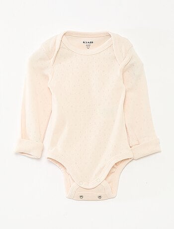 Pack de 3 bodies evolutivos cuello americano y manga larga