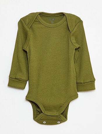 Pack de 3 bodies evolutivos de cuello americano y manga larga