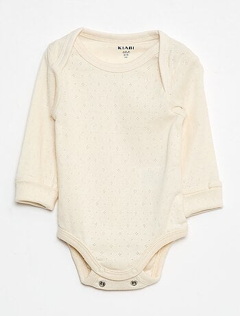 Pack de 3 bodies evolutivos de cuello americano y manga larga