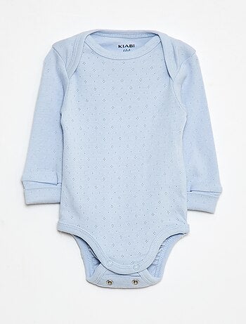 Pack de 3 bodies evolutivos de cuello americano y manga larga