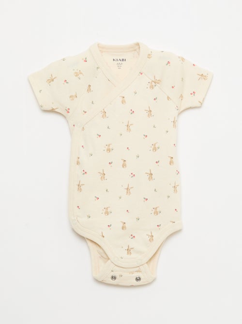 Pack de 3 bodies evolutivos de manga corta - Kiabi