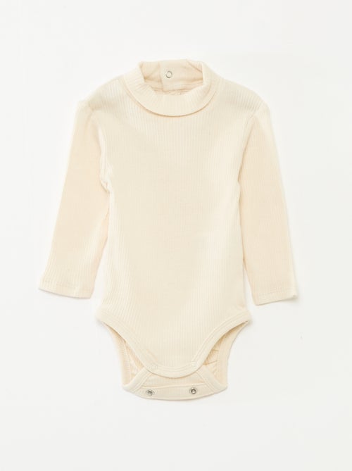 Pack de 3 bodies evolutivos de punto pointelle - Kiabi