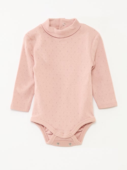 Pack de 3 bodies evolutivos de punto pointelle - Kiabi