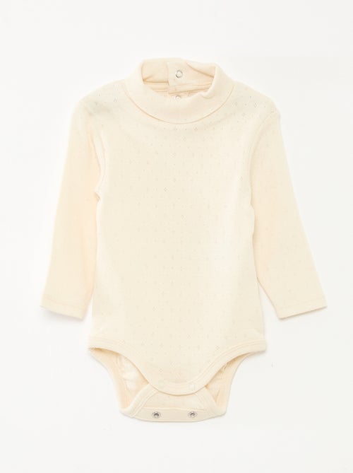 Pack de 3 bodies evolutivos de punto pointelle - Kiabi