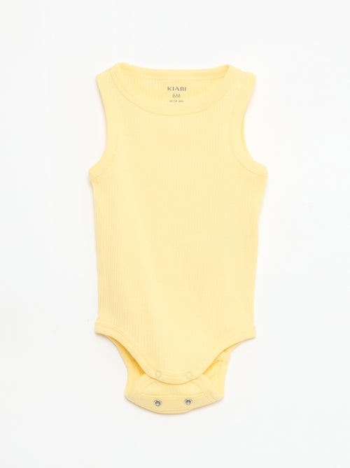 Pack de 3 bodies evolutivos de tirantes lisos - Kiabi