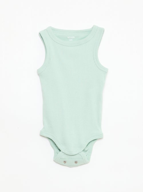 Pack de 3 bodies evolutivos de tirantes lisos - Kiabi