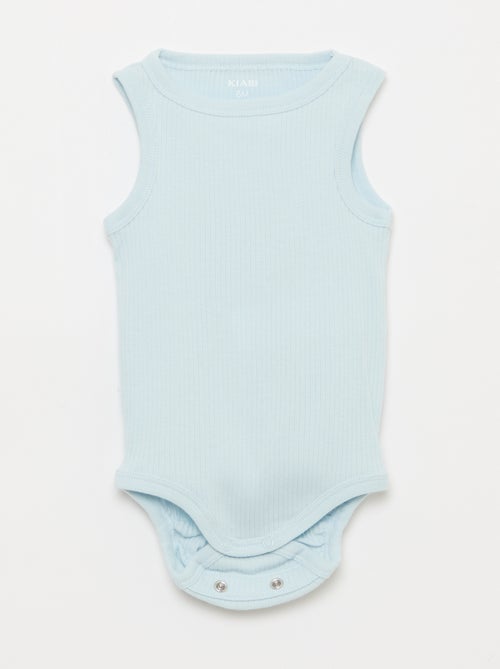 Pack de 3 bodies evolutivos de tirantes lisos - Kiabi