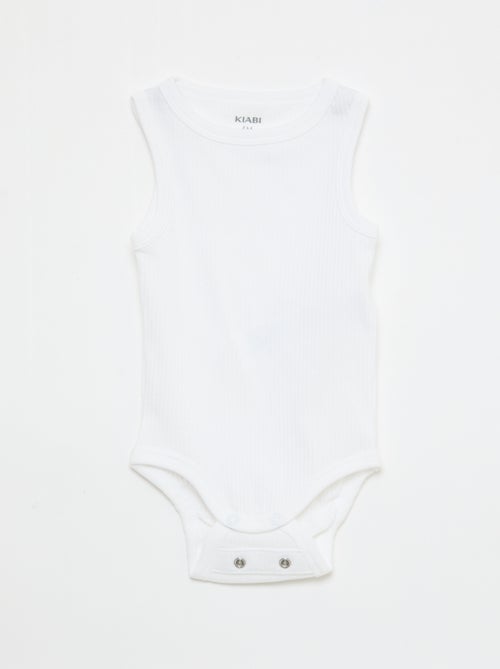 Pack de 3 bodies evolutivos de tirantes lisos - Kiabi
