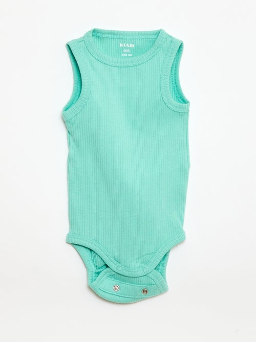 Pack de 3 bodies evolutivos de tirantes lisos - Kiabi