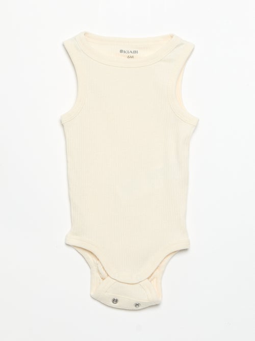 Pack de 3 bodies evolutivos de tirantes lisos - Kiabi
